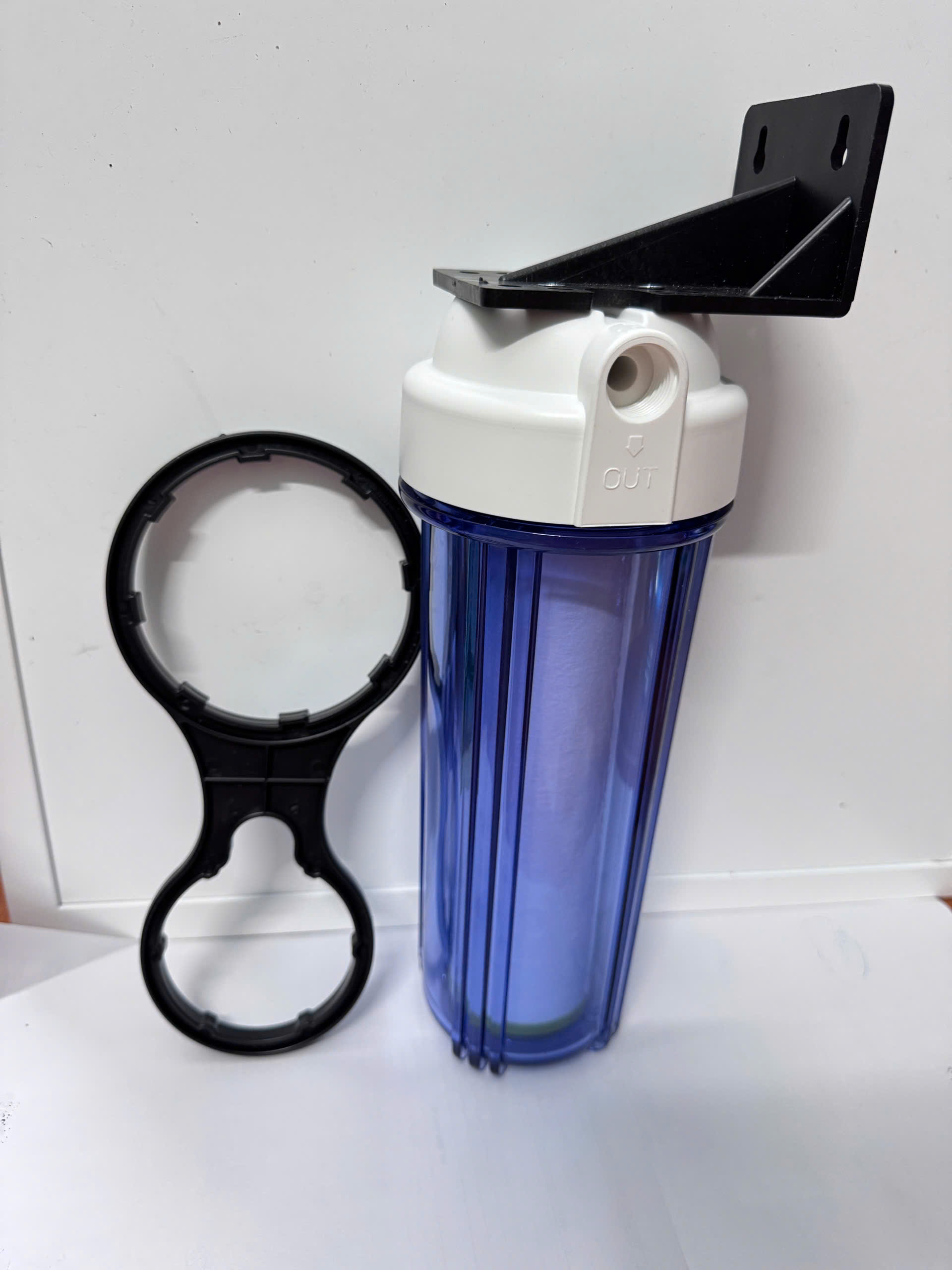 LY LỌC ĐƠN 10INCH ren 21, LY LỌC THÔ 1OINCH GỒM LY LỌC LÕI PÁT TREO TAY VẶN