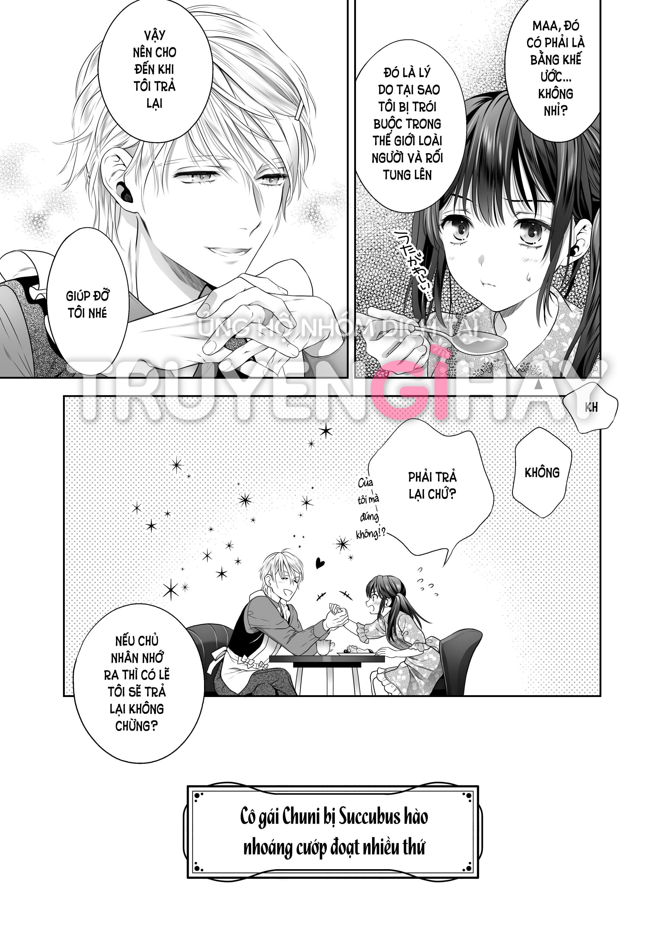 [21+] cô gái chuni bị succubus hào nhoáng cướp đoạt nhiều thứ chapter 2.2 4