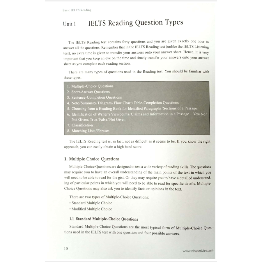 Basic IELTS Reading