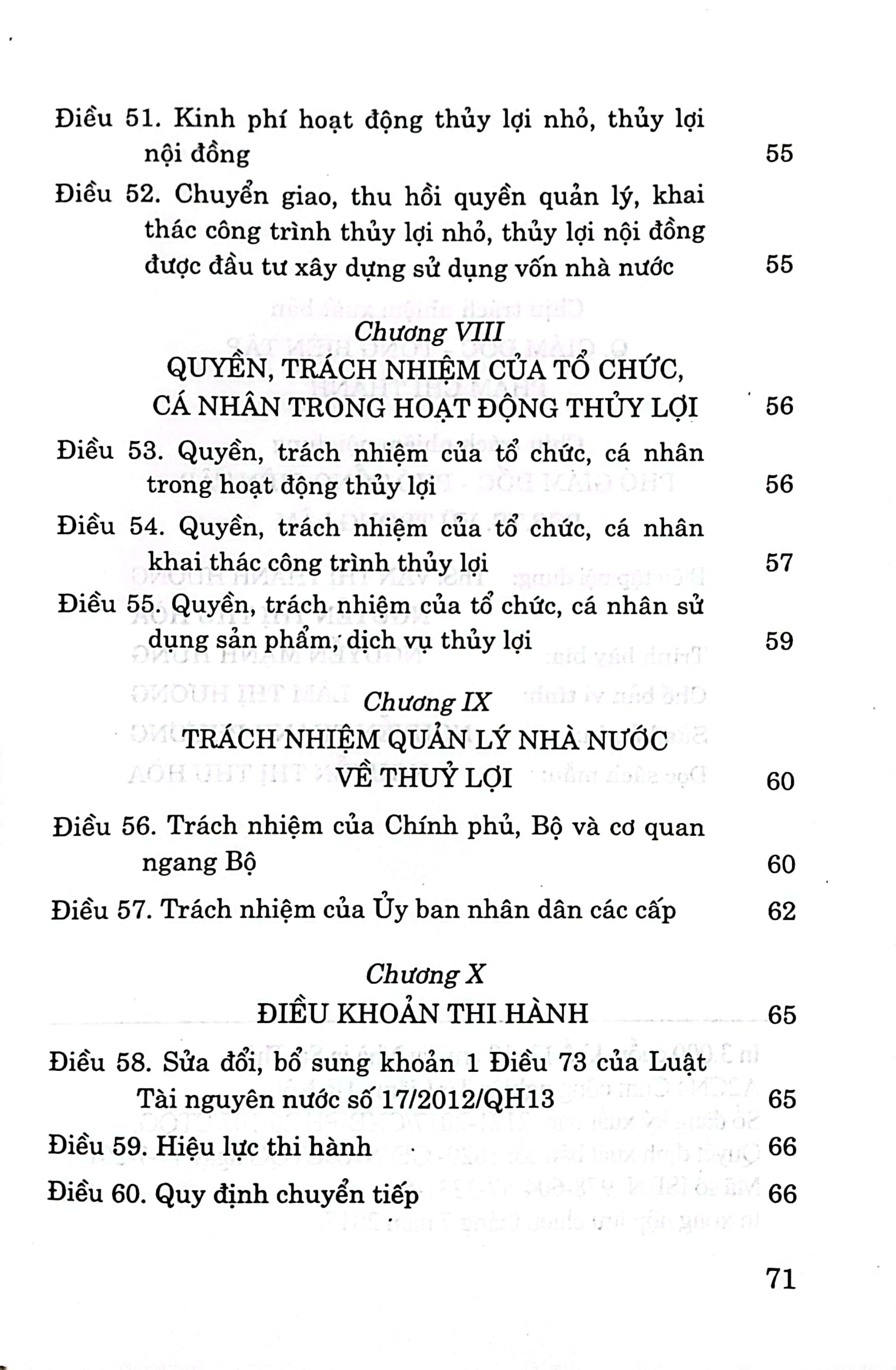 Luật Thủy lợi