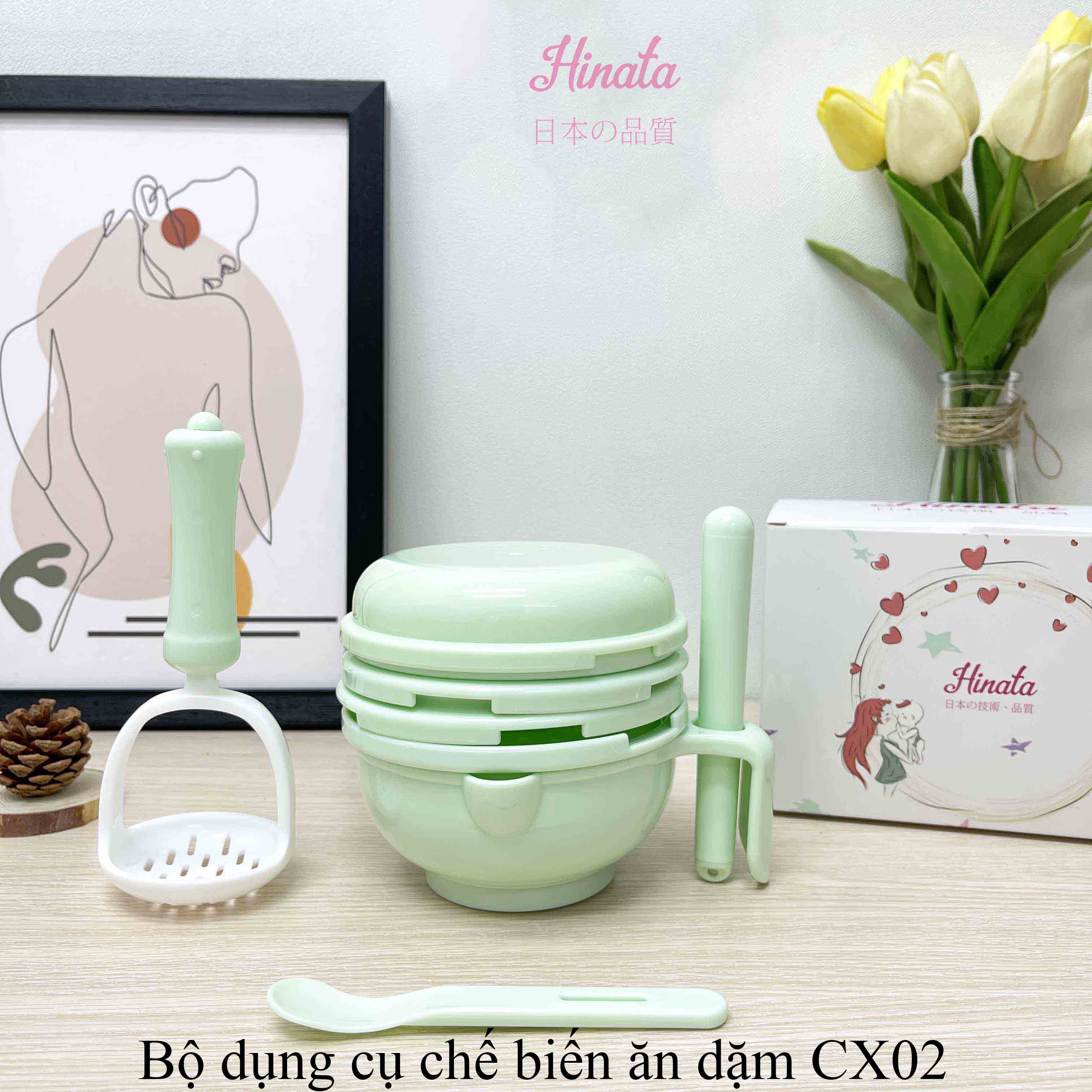 Bát chế biến ăn dặm đa năng cho bé CX02