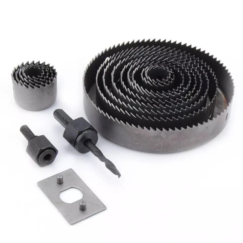 Bộ Dụng Cụ Khoan Lỗ Khoét Thạch Cao 16 Chi Tiết 19-127mm