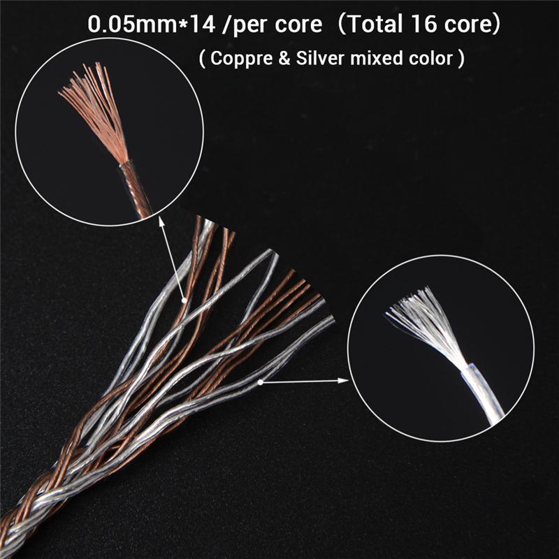 Dây Cáp Đồng 16 Lõi Đồng 3.5 / 2.5 / 4.4mm Mmcx / 2pin / Qdc / Nx7 Pin Bl-03 Trncckzzsx Tfz Qdc Nx7 Pro