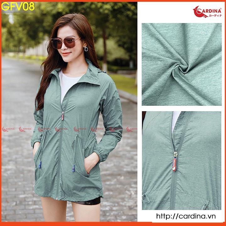Áo Khoác Gió Nữ Vân Xước 2 Lớp Cao Cấp Dáng Dài Cho Nữ - Cản Gió, Chống Nước, Chống Nắng Nhẹ
