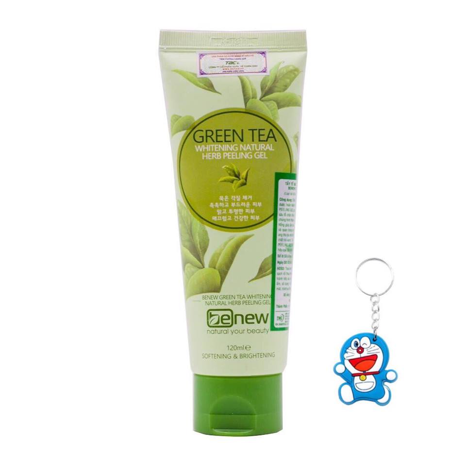 Tẩy da chết trà xanh cao cấp Hàn Quốc Benew Green Tea Peeling Gel (120ml) - [ Tặng móc khóa - mẫu ngẫu nhiên ]