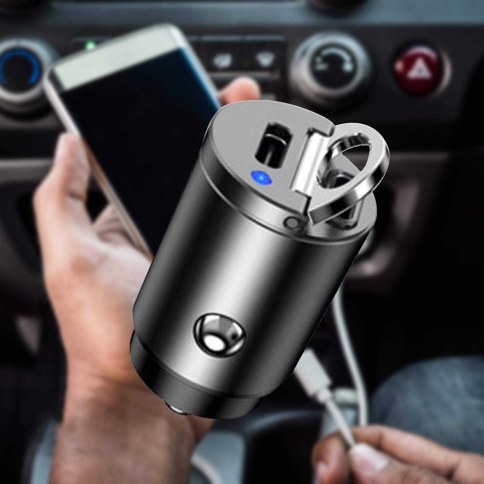 Car Phone Charger Adapter Durable Stable Quick Charge for Truck Car