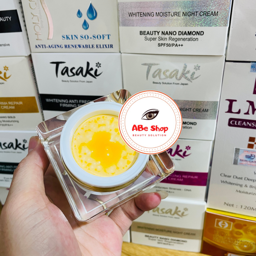 KEM TASAKI VÀNG - TRẮNG DA - NGỪA LÃO HÓA - PHỤC HỒI DA - WHITENING DERMA REPAIR COMPLEX CREAM 25G - BEAUTY NANO GOLD