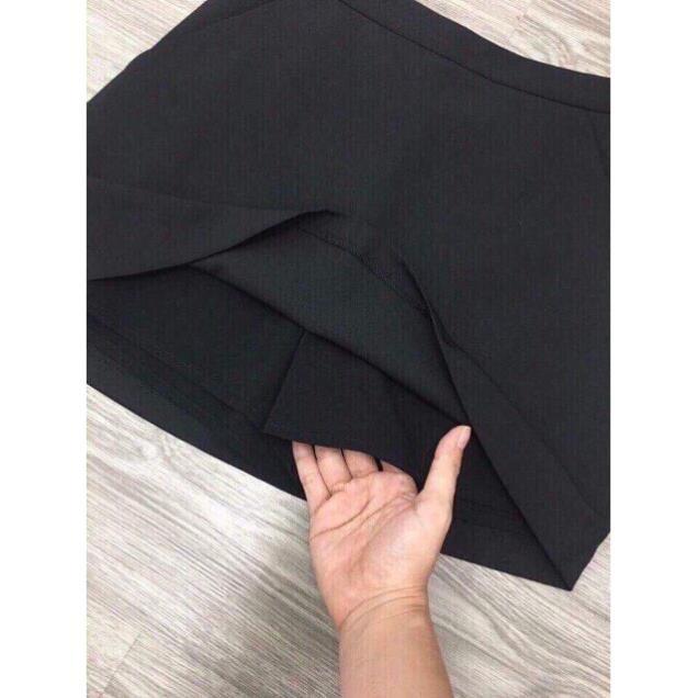 CHÂN VÁY CHỮ A CHẤT UMI XỊN CÓ QUẦN CHỐNG LỘ