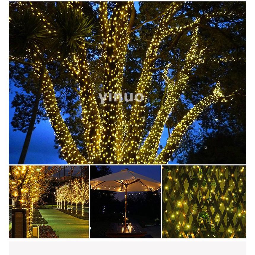 12M 20M Đèn Led Trang Trí Dùng Năng Lượng Mặt Trời Cảm Biến Thông Minh Trang Trí Ngoài Trời Trang Trí Sự Kiện