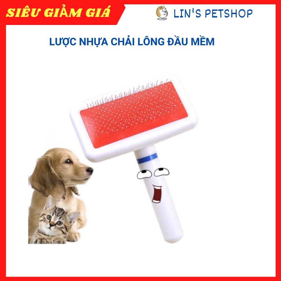 LƯỢC NHỰA CHẢI LÔNG CHÓ MÈO