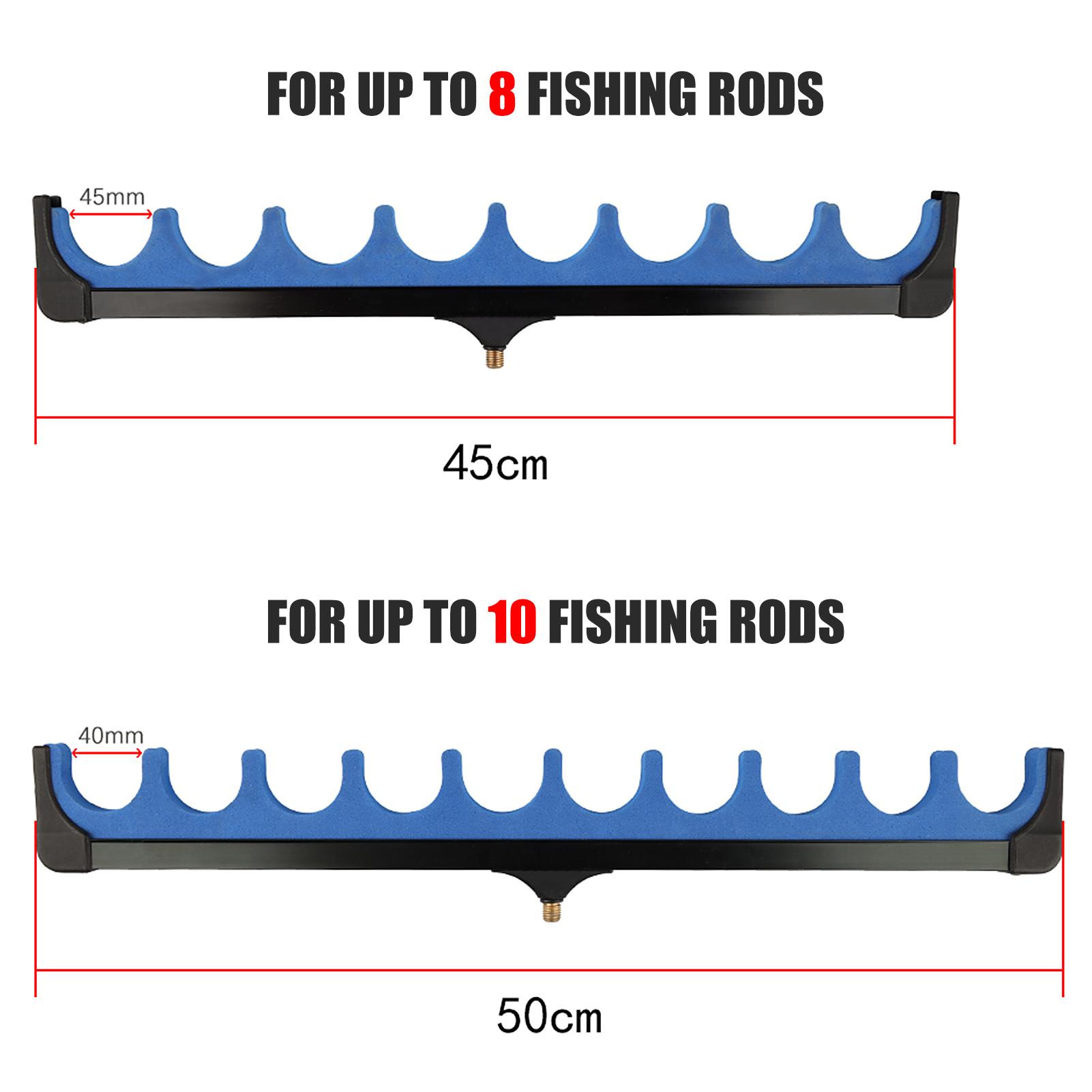 Giá đỡ cần câu cá 45cm/50cm EVA đỡ được từ 8-10 cần câu