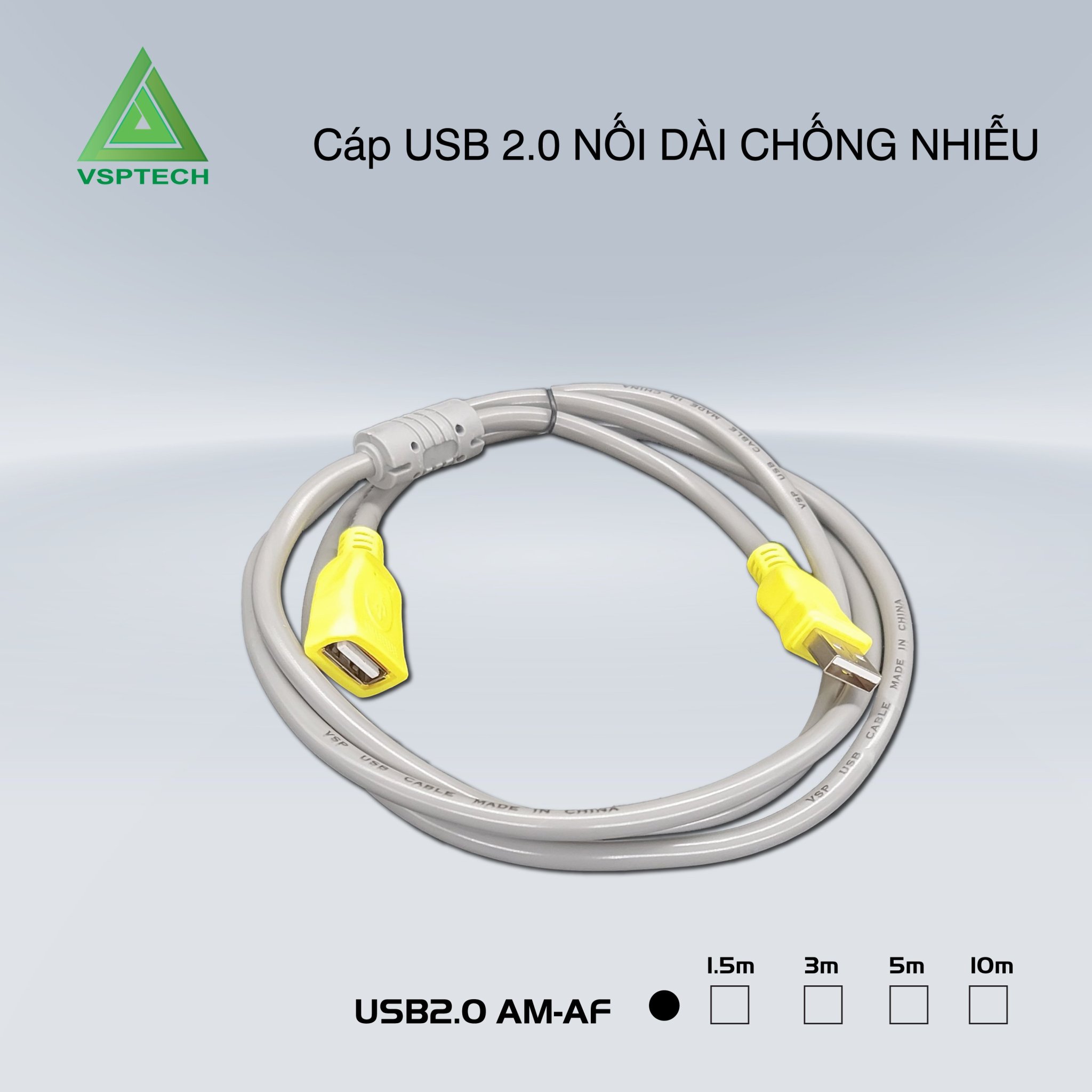 Cáp USB Nối Dài 2.0 (1.5m)-hàng chính hãng