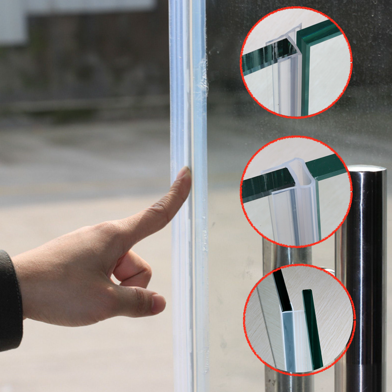 Gioăng silicon gắn cửa kính chuyên dụng,gioăng chữ u, gioăng chữ f, gioăng chữ h tác dụng gắn vách kính, cửa nhà tắm cửa ra vào,cửa trượt ngăn nước bụi