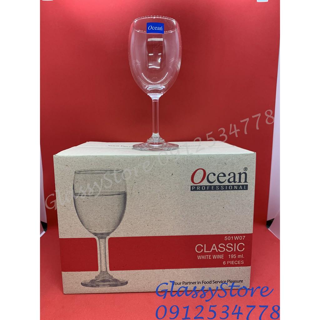 Ly rượu vang thủy tinh Ocean Classic White Wine – 1501W07 – 195ml