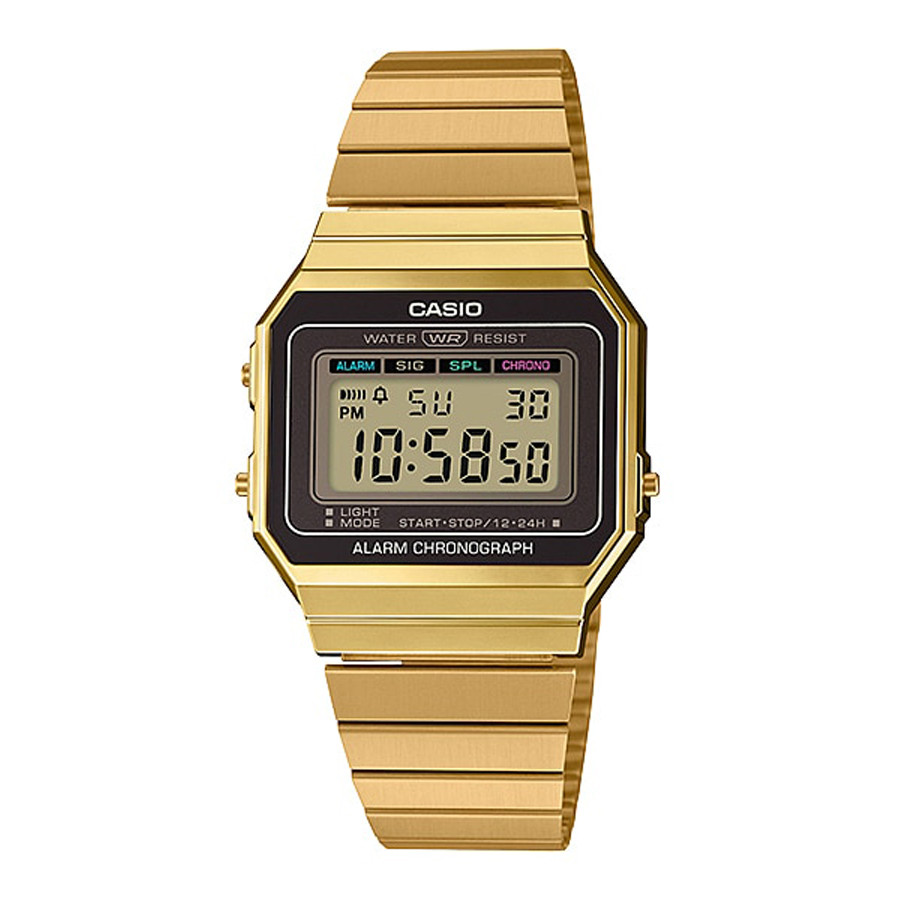 Đồng hồ unisex dây kim loại Casio Standard chính hãng A700WG-9ADF