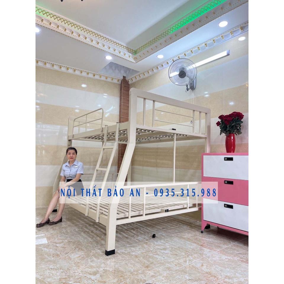 GIƯỜNG 2 TẦNG SẮT HỘP DÀY DẶN CHẮC CHẮN - 1M4X1M6