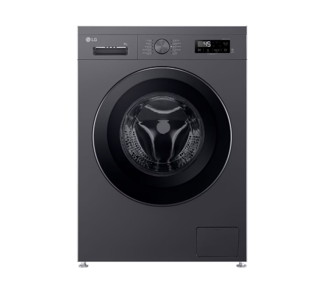 [Giao Hàng Toàn Quốc] Máy giặt lồng ngang LG AI DD Inverter 9kg màu đen FB1209S5M - Hàng Chính Hãng