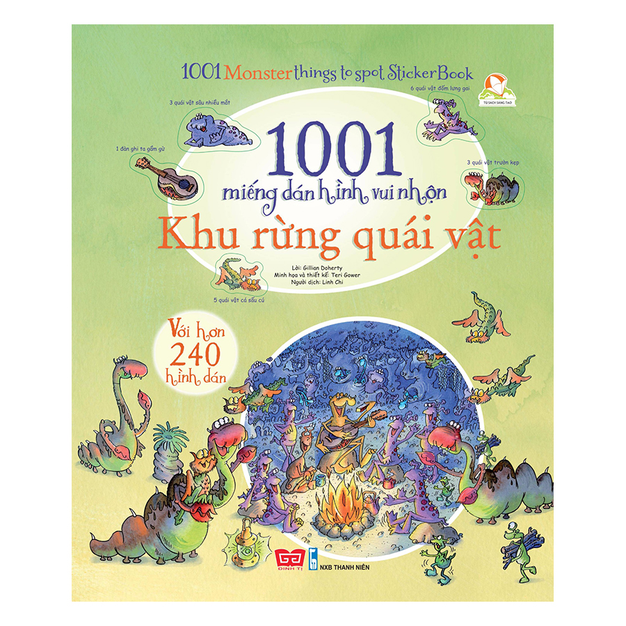 1001 Miếng Dán Hình Vui Nhộn - Khu Rừng Quái Vật