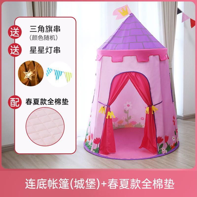 Lều công chúa hoàng tử cao cấp hình lâu đài cho bé