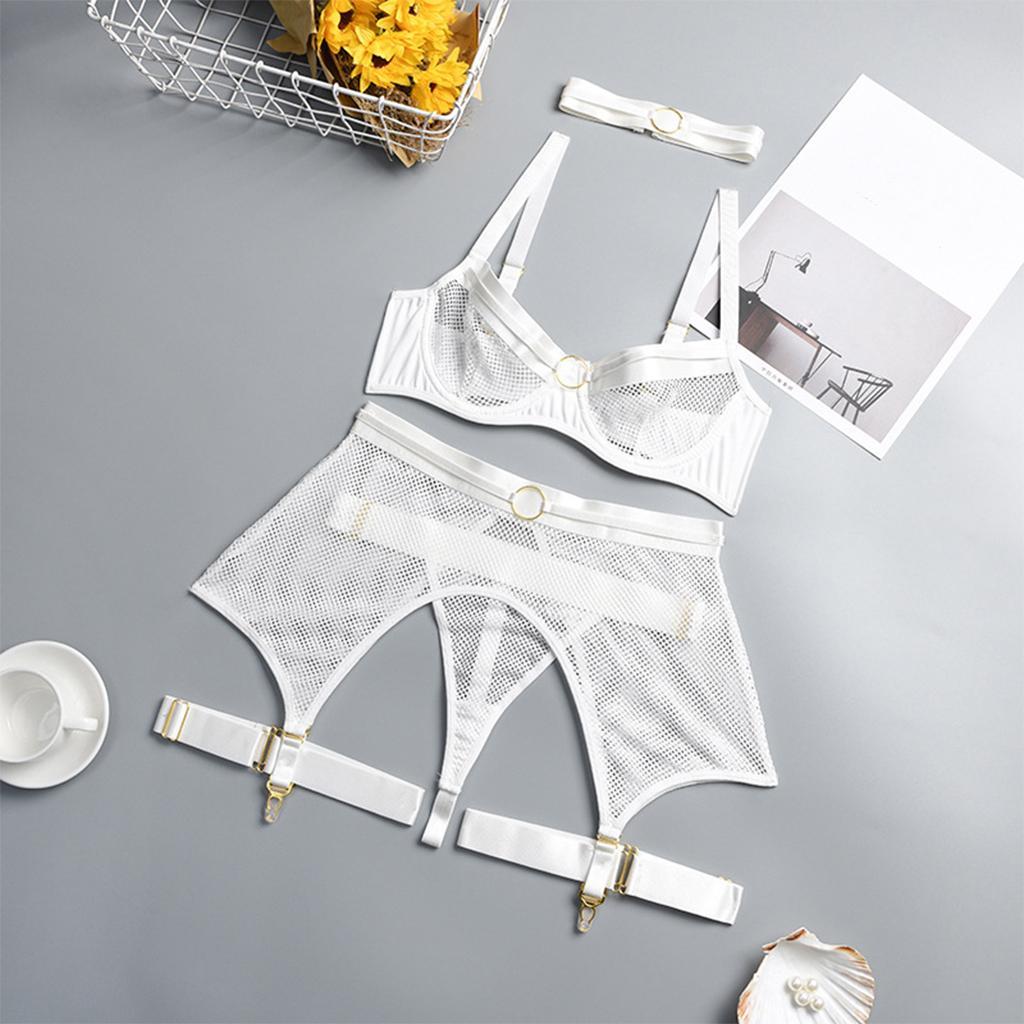 Women Underwear Set Mesh for Valentine's Day