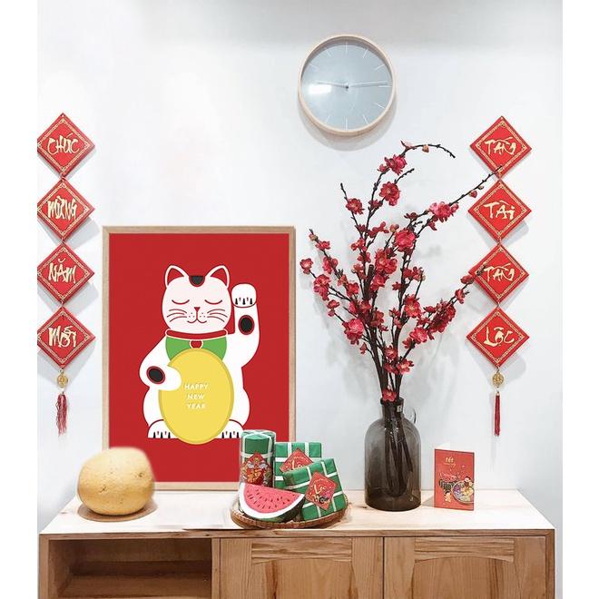 Tranh Tết, Tranh canvas decor ngày Tết