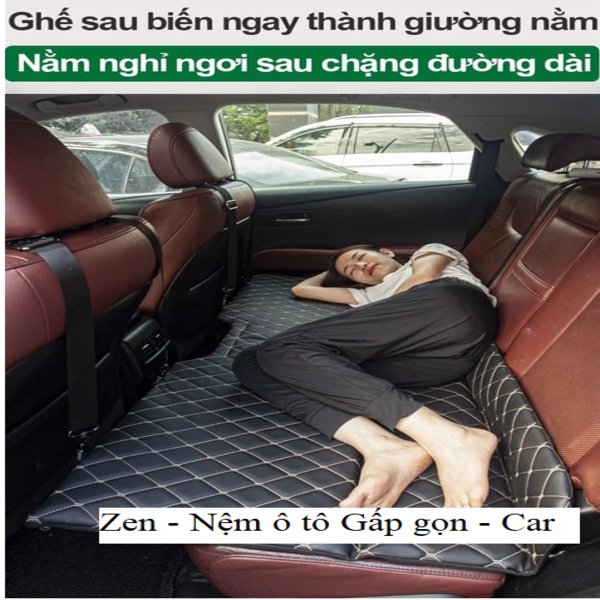 Nệm ô tô cao cấp. Đệm giường ô tô, nệm ghế sau xe hơi cao cấp - Đệm ô tô treo hàng ghế sau không bơm hơi tiện lợi thiết kế sang trọng