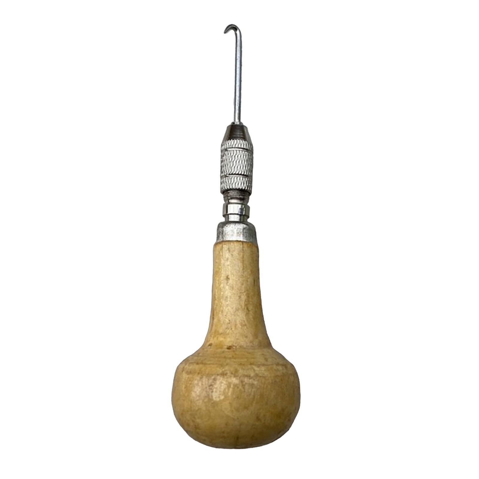 Durable Racket String Puller, Wood Handle Badminton Equipment for Tennis Accessories