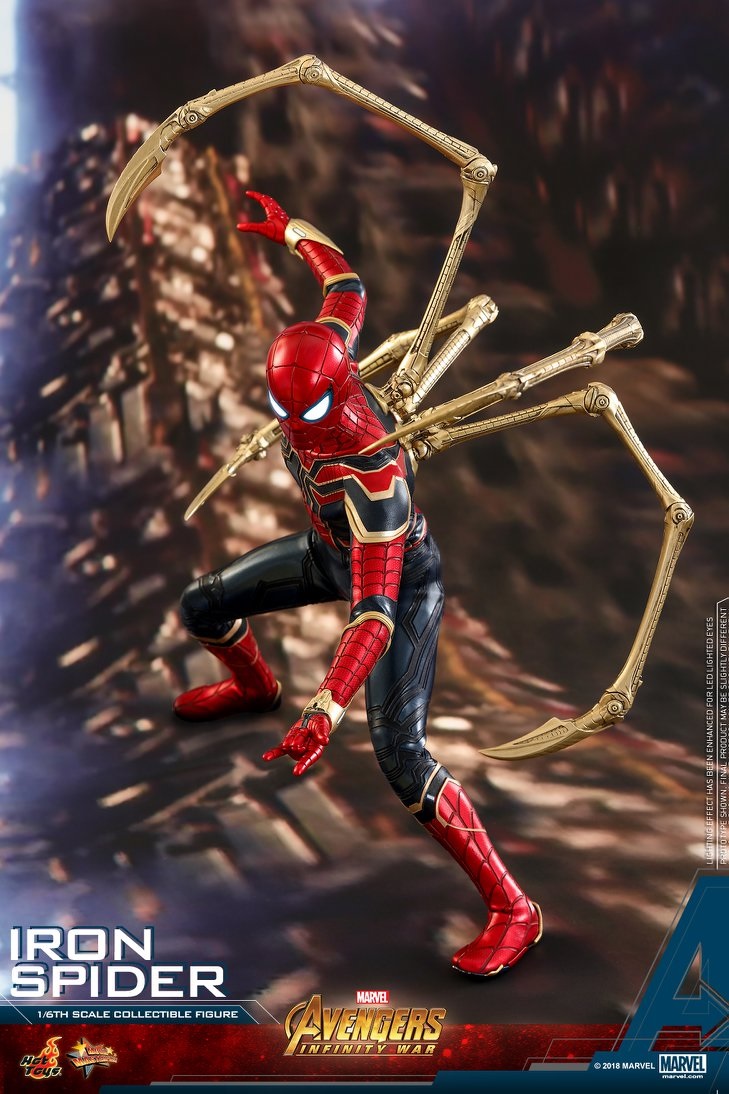 Mô hình khớp động Spider Iron Man Ultimate người nhện thiết giáp trong Marvel trong Avengers Endgame 1597