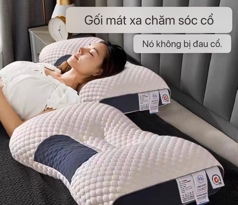 GỐI SPA, GỐI CAO SU CHỐNG ĐAU MỎI VAI GÁY MẪU MỚI NHẤT 2023