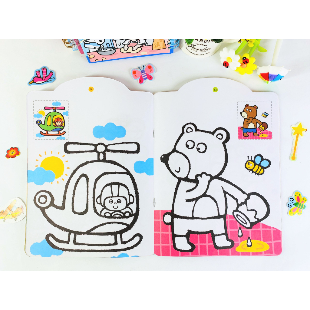Sách - Combo 8 cuốn: Bé Tô Màu - ndbooks