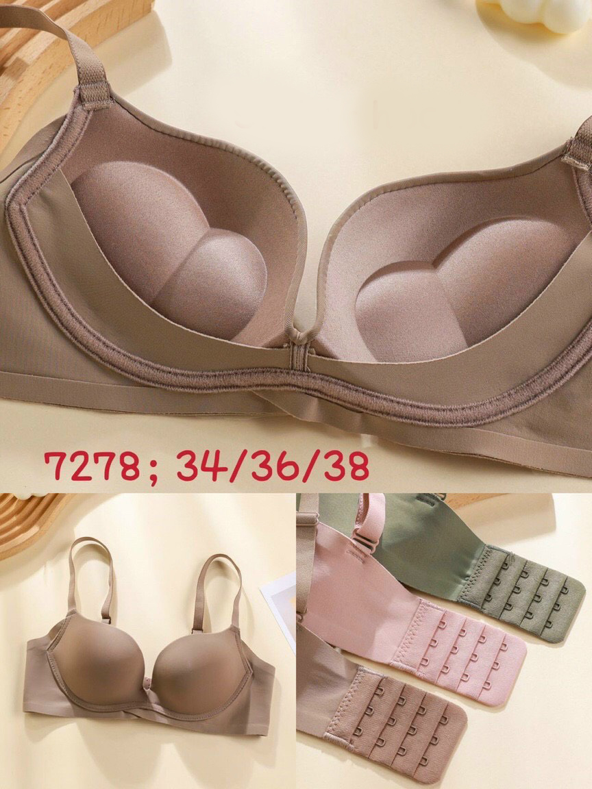 Áo ngực su đúc nâng ngực tạo khe vòng 1 tự nhiên,Áo lót nữ không gọng đệm 2,5CM không đường viền hàng chuân loại 1