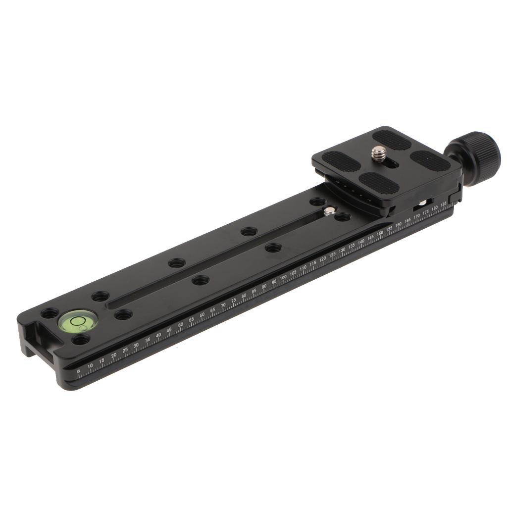 200mm-Nodal Slide Rail Quick Release Plate Clamp Adapter for Macro Panoramic