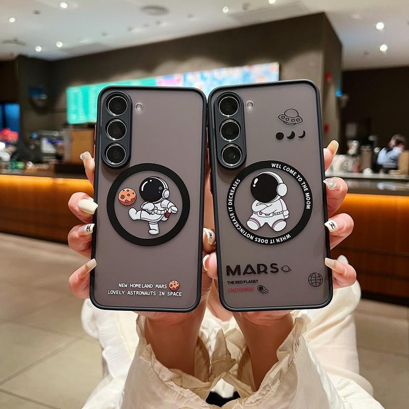 Ốp Lưng Từ Tính Phi Hành Gia Cho Samsung S23 Ultra / S23 Plus / S22 Ultra / S22 Plus / S21 Ultra / S21 Plus Bảo Vệ Camera