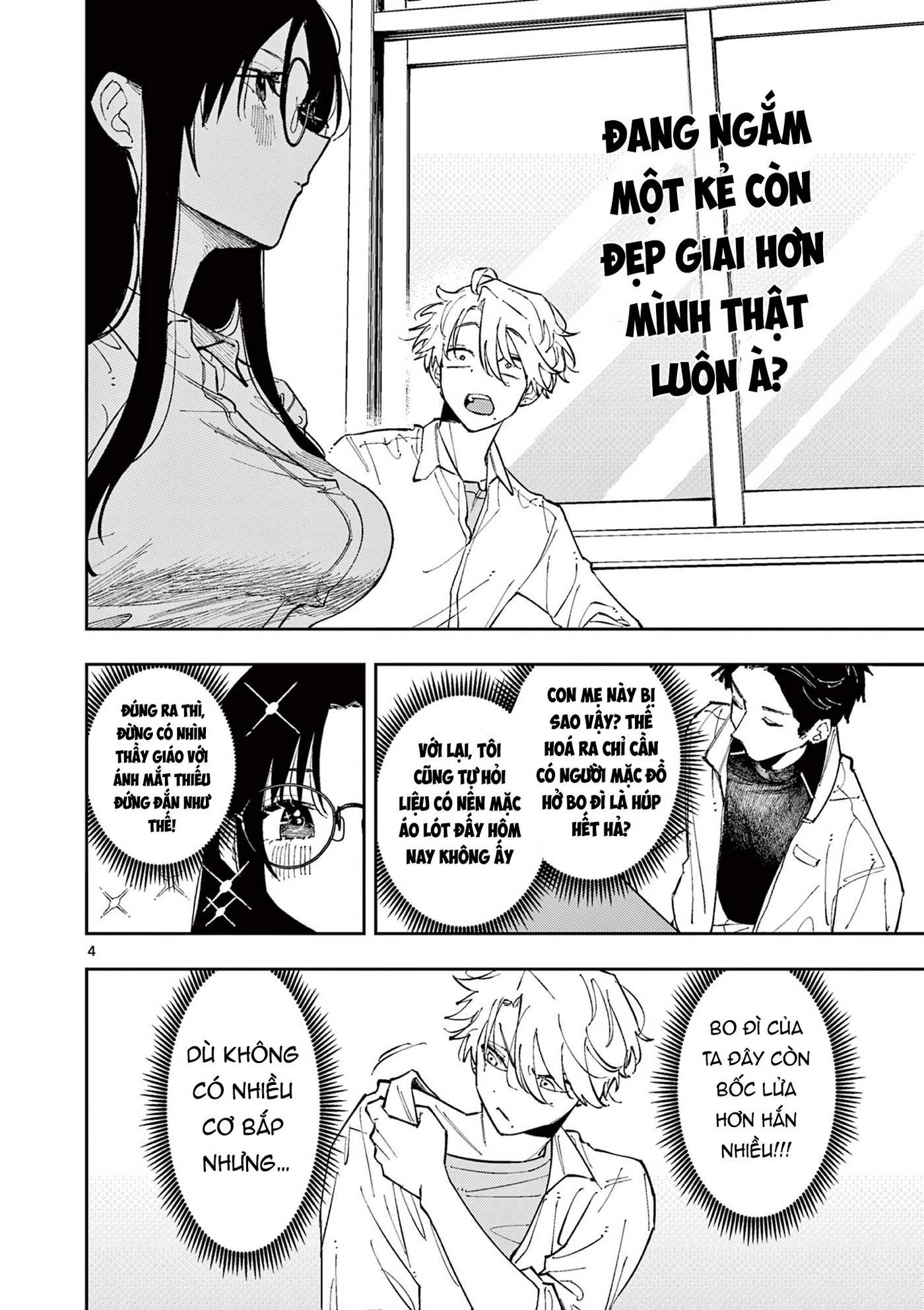 cậu bạn bàn bên cứ nhìn tôi bằng ánh mắt đó - tonari no seki no yatsu ga souiu me de mitekuru chapter 3 4