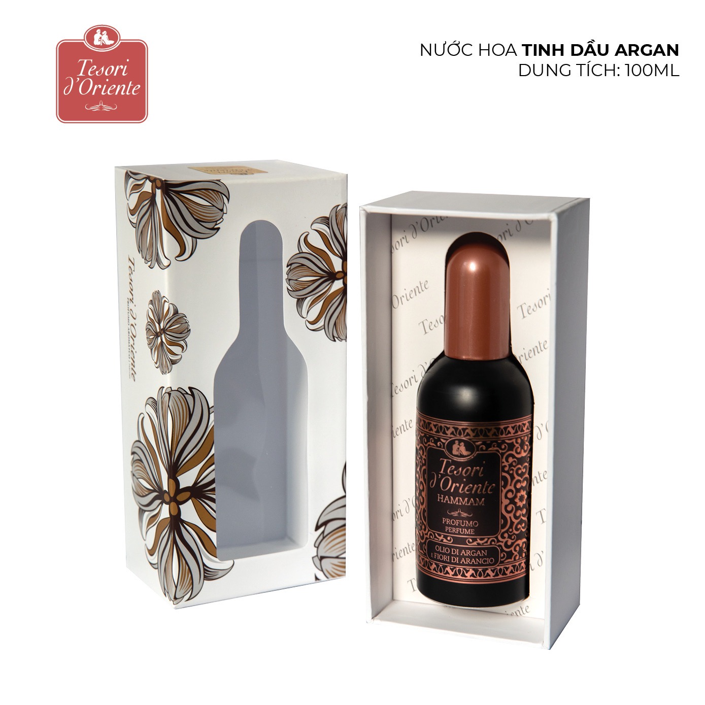 Nước hoa Tesori d’Oriente Hamman Tinh Dầu Argan 100ml Chính Hãng