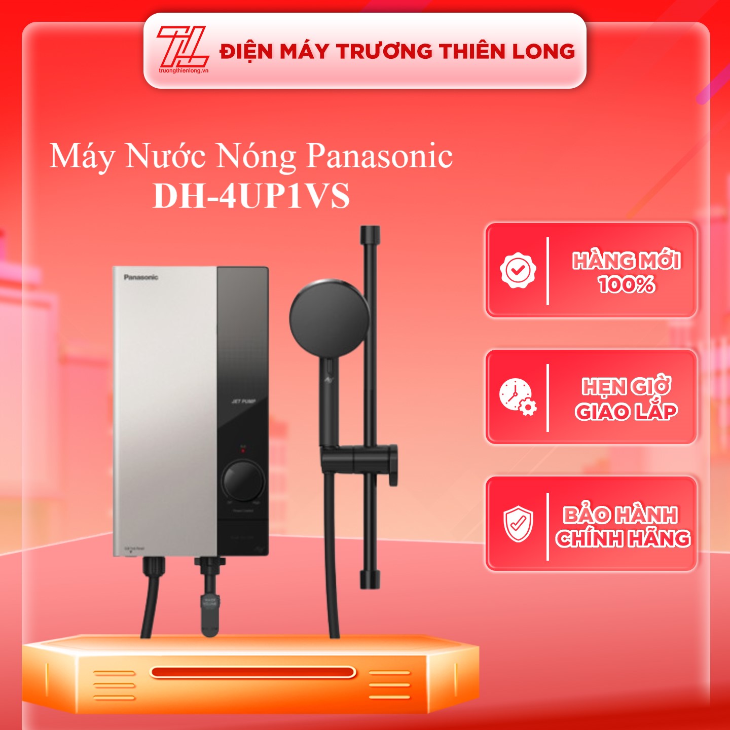 Máy Nước Nóng Trực Tiếp Panasonic Dh - 4Up1Vs - Hàng Chính Hãng - Chỉ Giao Hcm