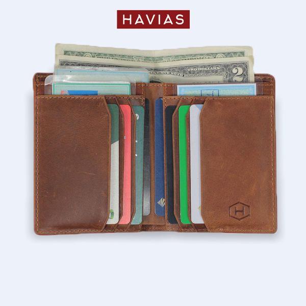 Ví Da đứng Gen8 Handcrafted Wallet HAVIAS