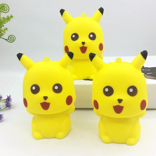 Đồ Chơi Squishy Hình Chú Pikachu Dễ Thương Cho Bé