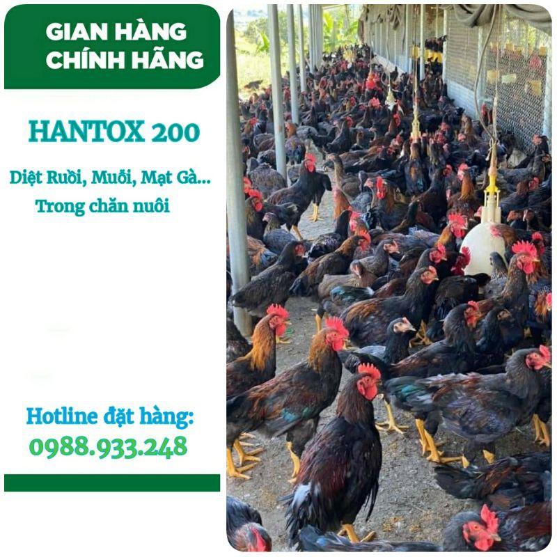Hantox-200 lọ 50ml chuyên gia diệt tận gốc ruồi, muỗi, ve Chó, bọ chét Chó mèo, mạt gà