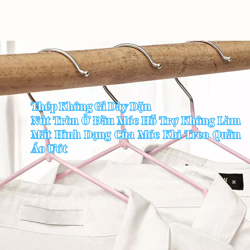 Combo 10 Móc Quần Áo Người Lớn 40cm Móc Kẹp Quần Áo Độ Chịu Lực Tốt, Bền Đẹp Theo Thời Gian Sử Dụng Giao Màu Ngẫu Nhiên