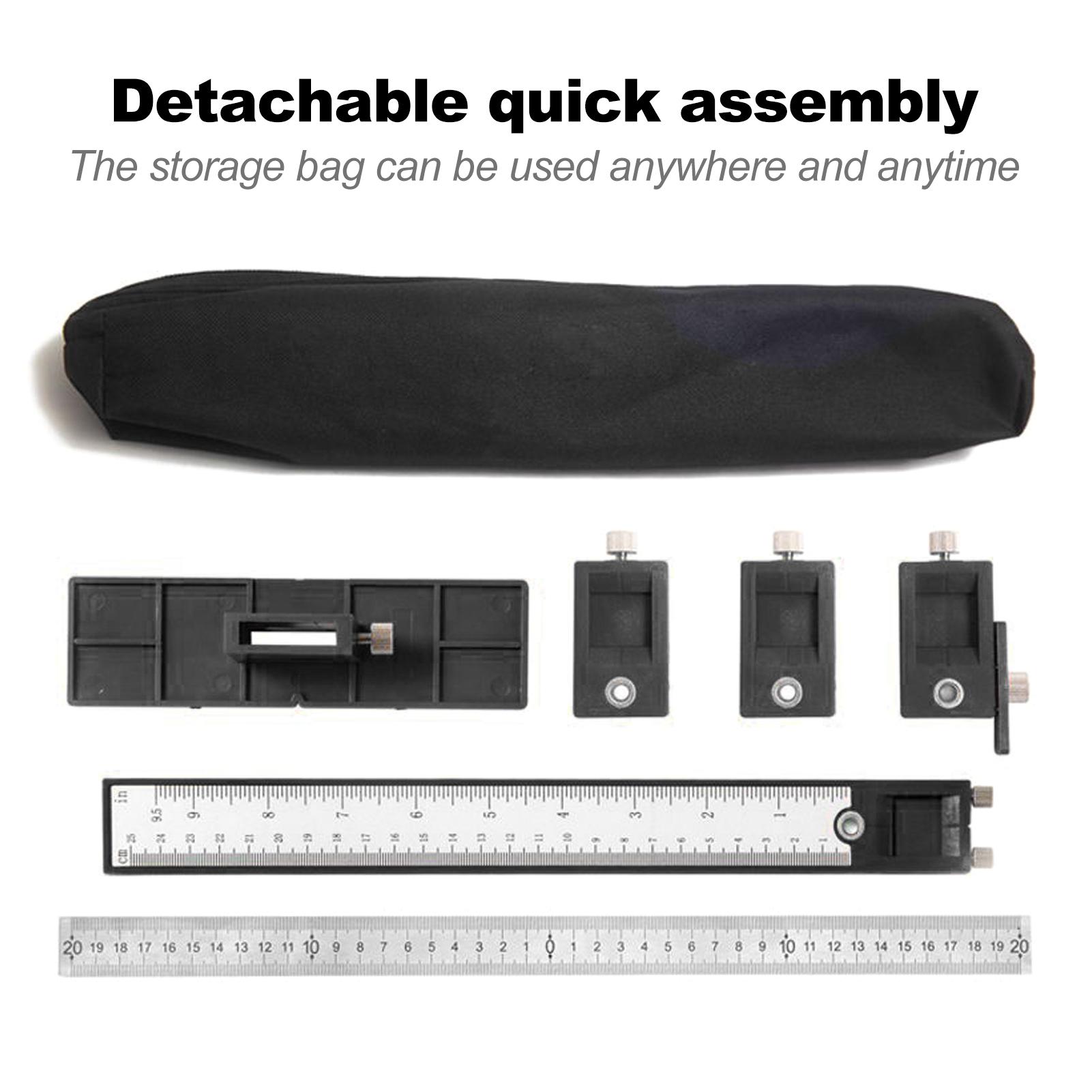 Thước đo khi sử dụng máy khoan, có thể điều chỉnh kích thước