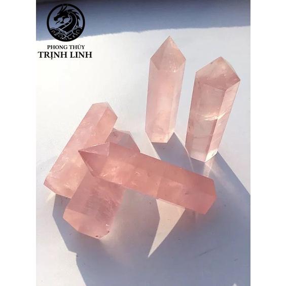 Trụ đá thanh tẩy T.A HỒNG dùng trong Tarot, reiki, thiền định,yoga cân bằng, phong thủy (KHÔNG KÈM ĐẾ)