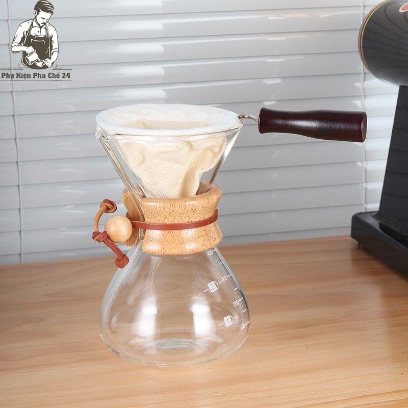 Vợt Lọc Cafe Cán Gỗ