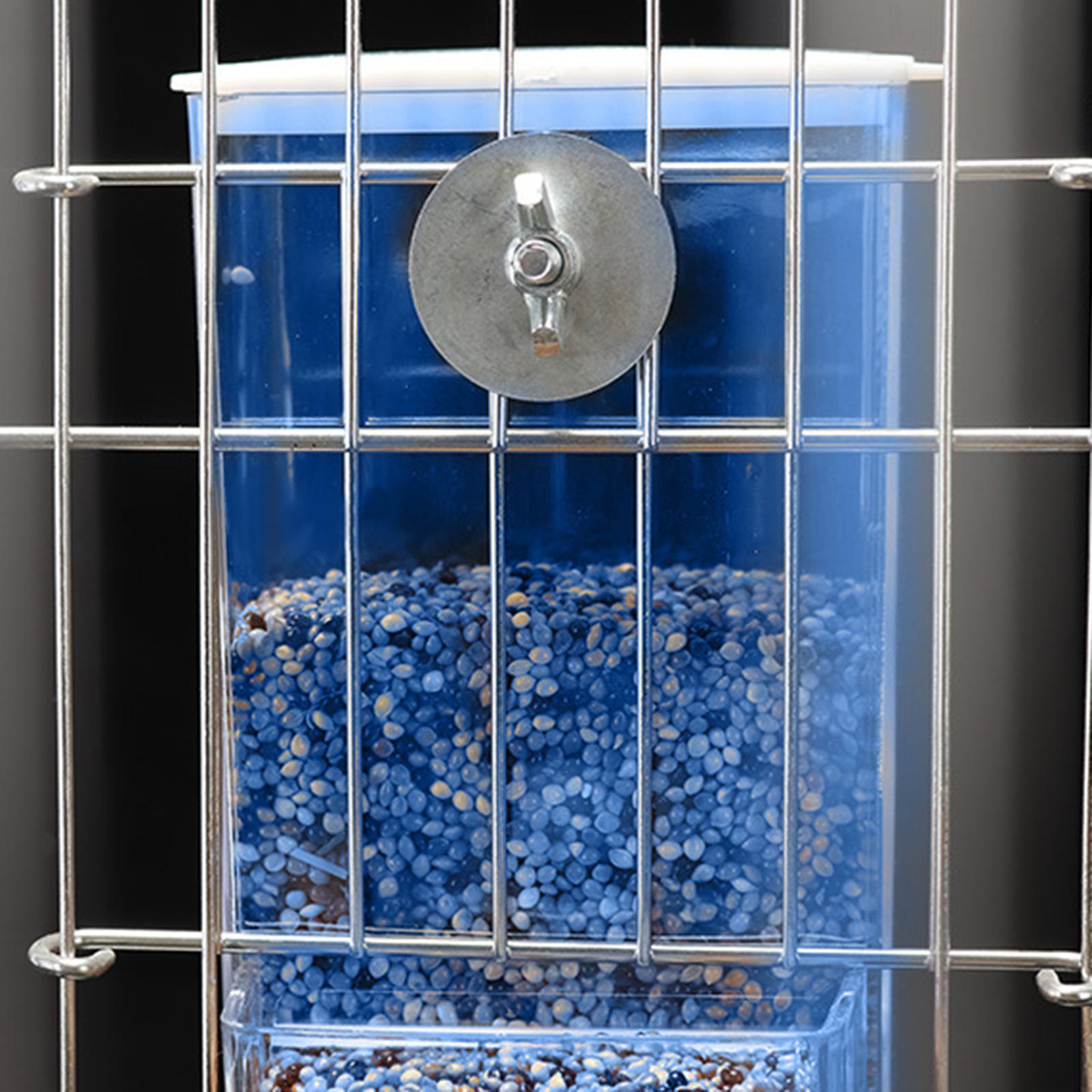 Bird Feeder - Parrot Food Container Automatic Feeder for Small to Medium Birds