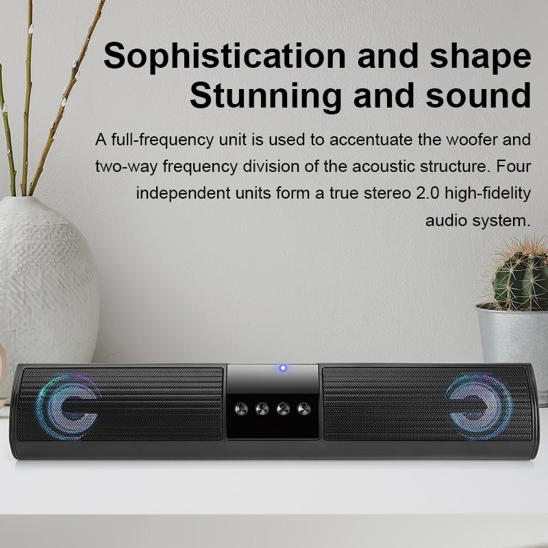 Loa Bluetooth Mini A2,loa không dây loa kép,âm bass mạnh treble rời,hỗ trợ USB thẻ nhớ TF/FM/USB/BT/AUX