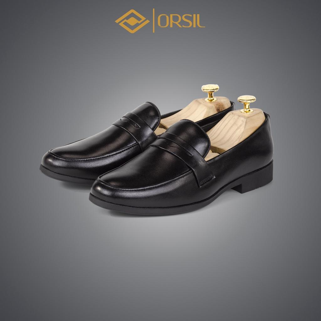 Giày lười nam da bò cao cấp ORSIL phong cách thời trang hàn quốc