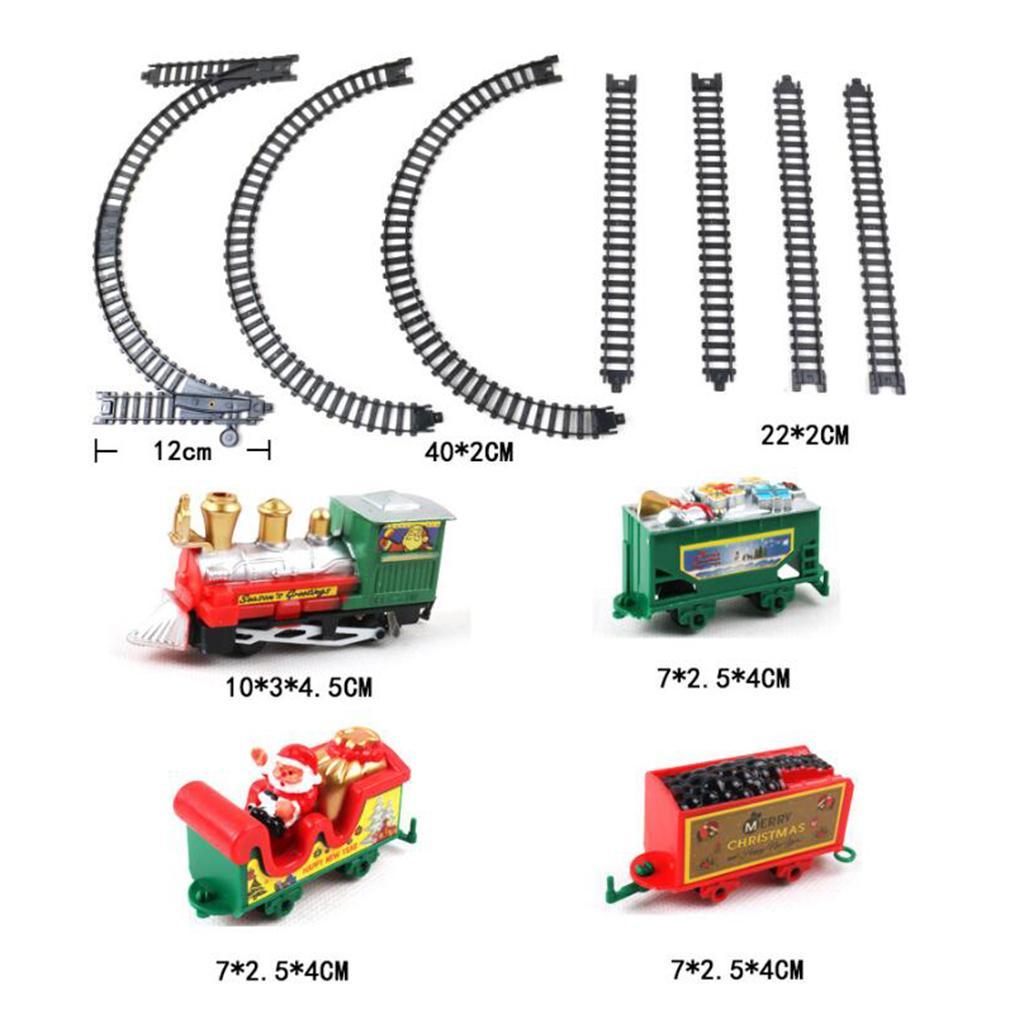Christmas Electric Track Set Santa Carriage Gift