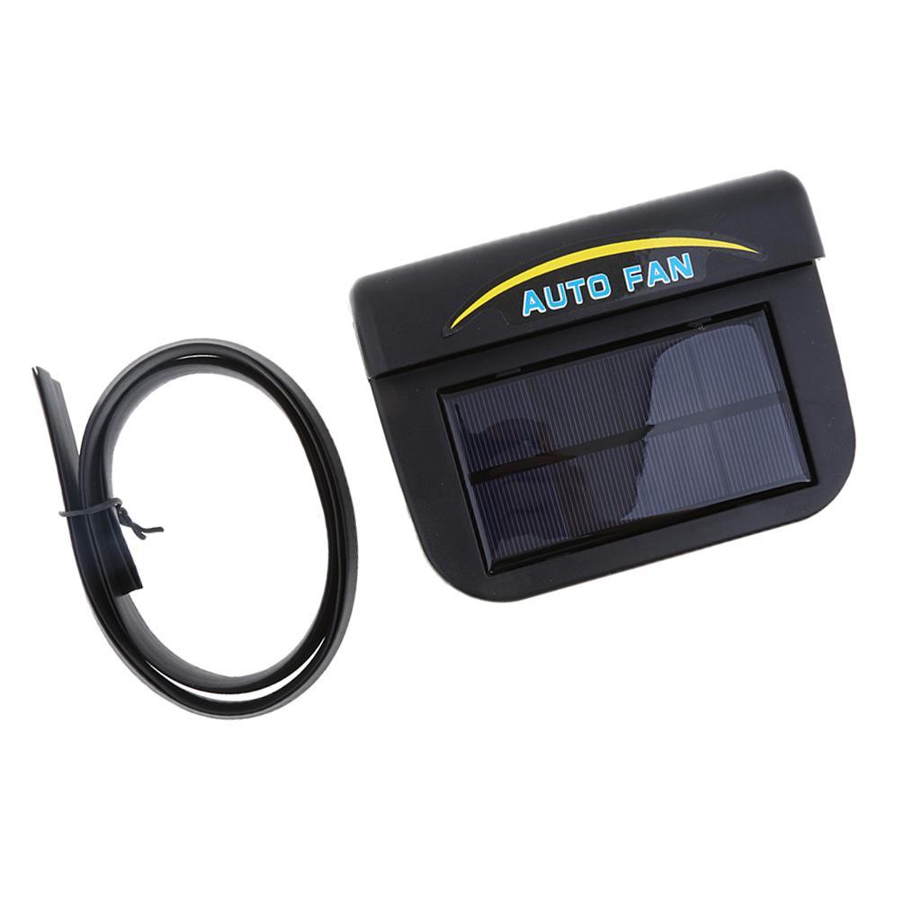 Solar Powered Car Air Vent Exhaust Fan Radiator Vent w/ Ventilation 3pcs