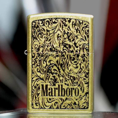 Bật Lửa Zippo Khắc Marlboro 12 - 201fb.Marl12