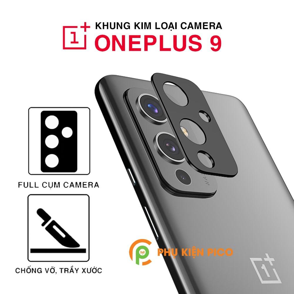 Dán camera Oneplus 9 Pro khung kim loại bảo vệ an toàn camera sau - Ốp viền camera Oneplus 9 Pro